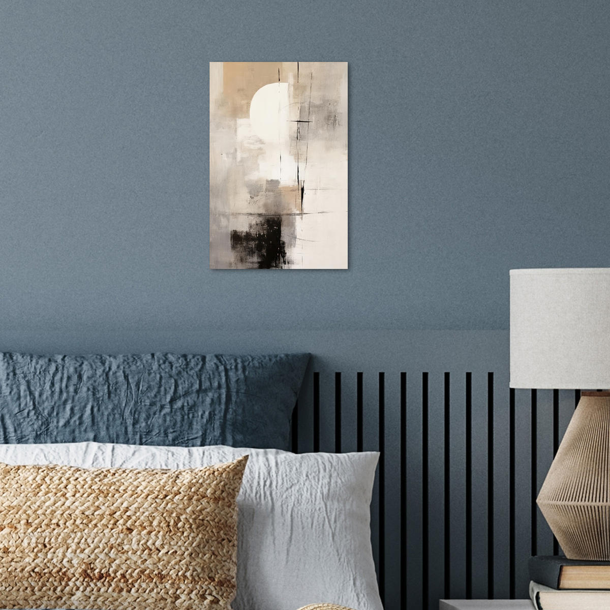 POSTER Abstrakt - Kunst - Grau 20x30 cm - Hellgrau, Papier (20/30/0.1cm) - MuchoWow