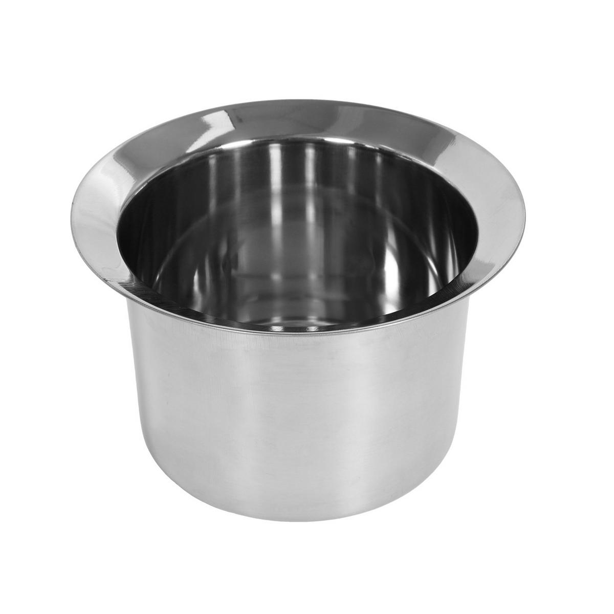 GARTEN-BISTROTISCH 55 cm Bronze Aluminium Outdoor Beistelltisch mit integriertem Eiseimer für Terrasse & Balkon - Bronzefarben, Metall (55/55/49cm) - Urban Meuble