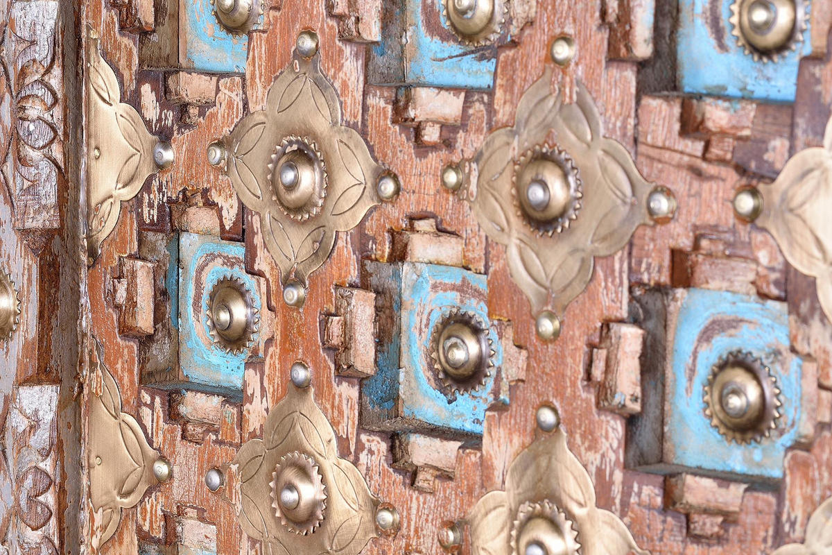 HIGHBOARD aus Mangoholz - Hellbraun, Holz (40/180/90cm) - Giner y Colomer