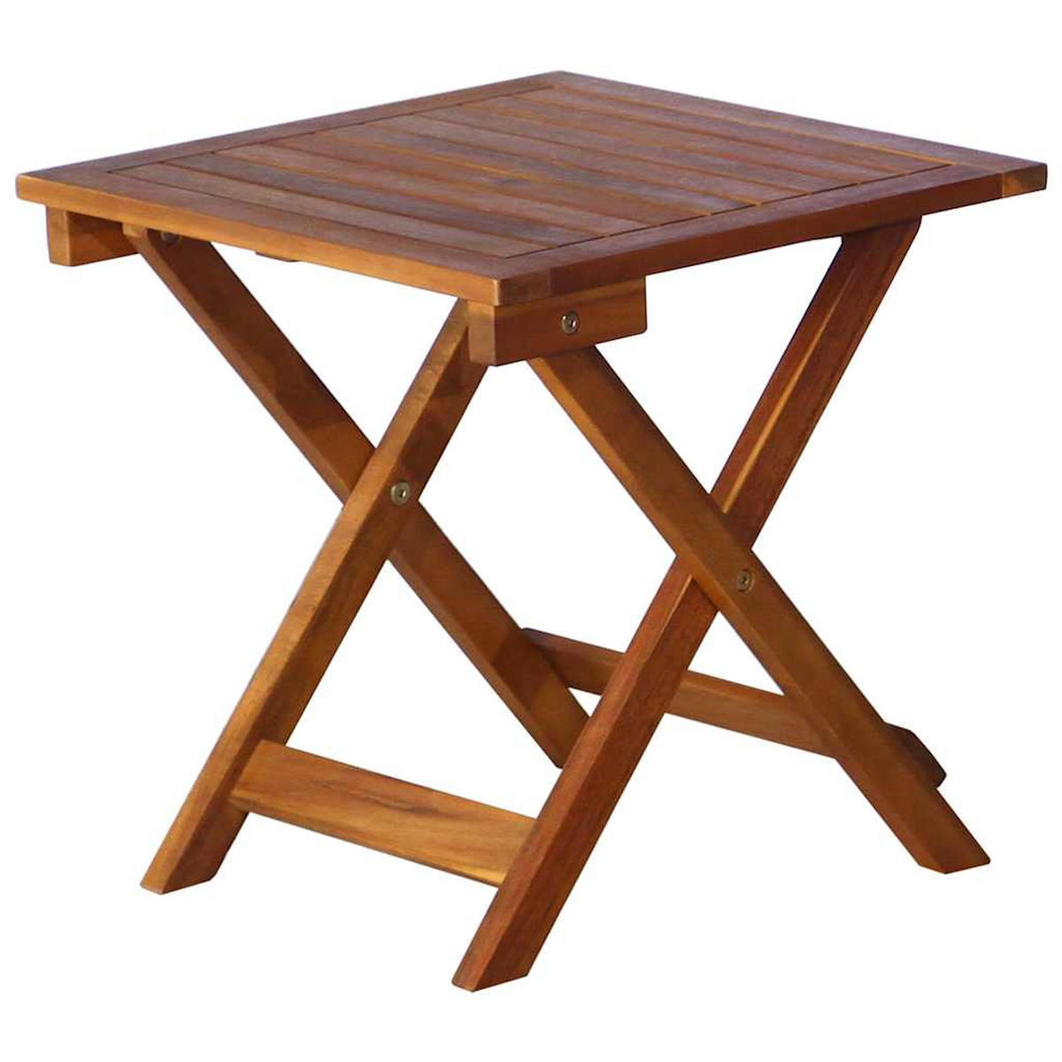 SONNENLIEGE mit Tisch und Auflage Massivholz Akazie - Anthrazit, Holz (55/64/184cm) - furnicato