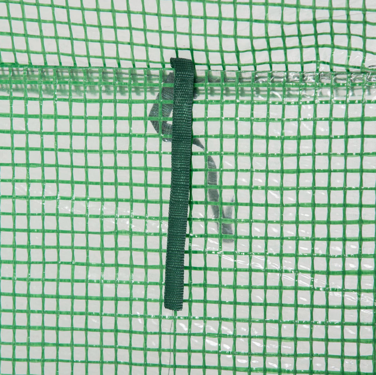 GEWÄCHSHAUS 100/150/50 cm Dunkelgrün aus Kunststoff mit aufrollbarer Tür - Dunkelgrün, Metall (50/150/100cm) - OKMYHOME