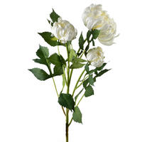 UMĚLÁ CHRYZANTÉMA Viridis, 3 ks, 70 cm - zelená barva, plast (70cm) - Mondex