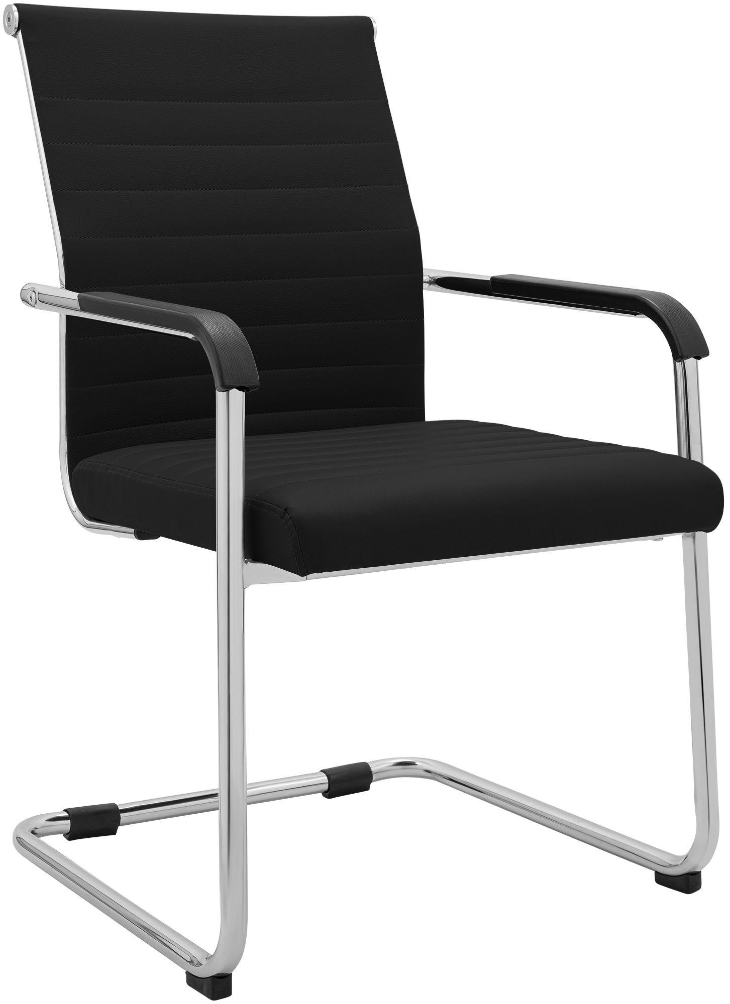SCHWINGSTUHL Metall Schwarz - Schwarz, Metall (55/90/62cm) - CLP