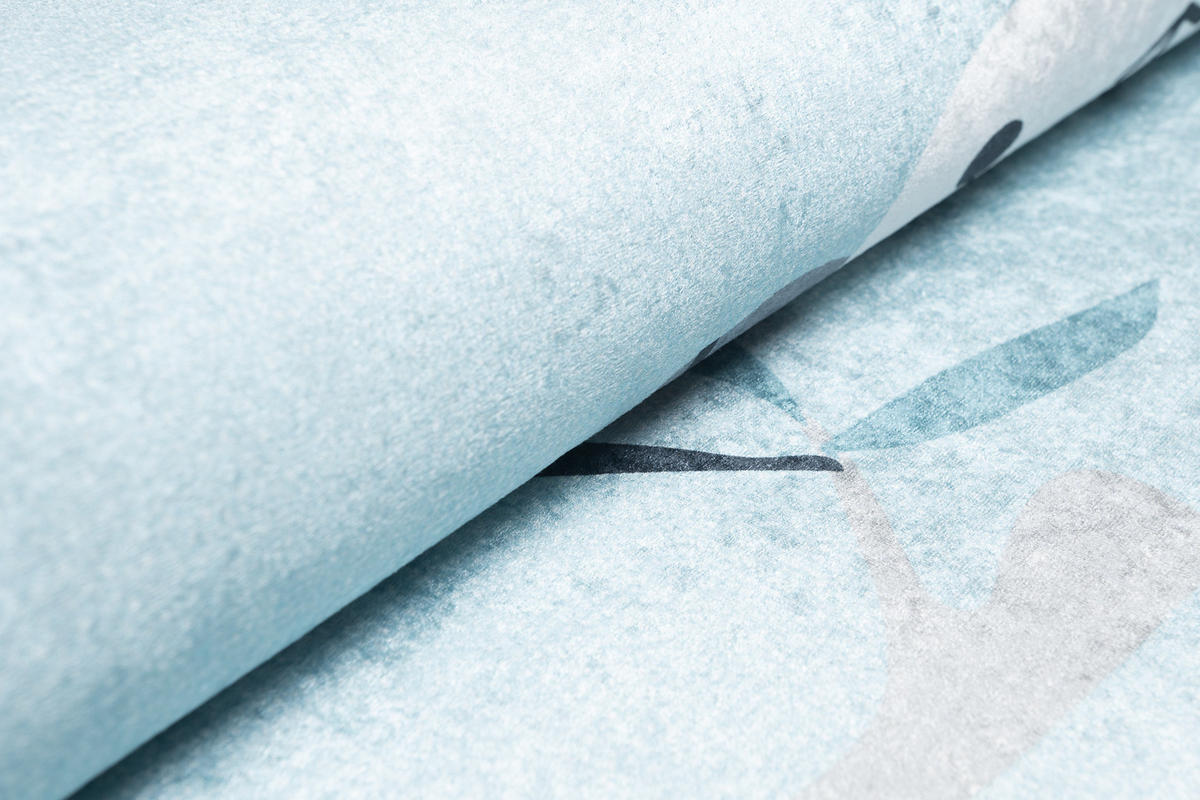 TEPPICH EMMA Blau 140/200 cm - Blau, Kunststoff (140/200cm) - Tapiso