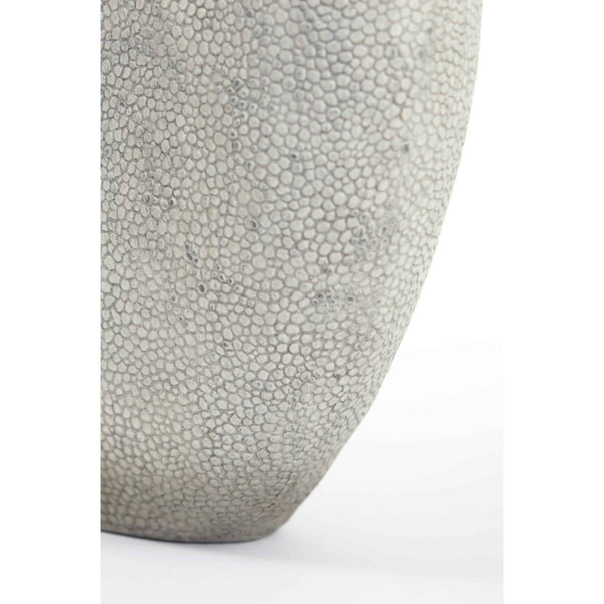 VASE Rayskin Grau 40/14/36 cm - Grau, Kunststoff (36cm) - Light & Living