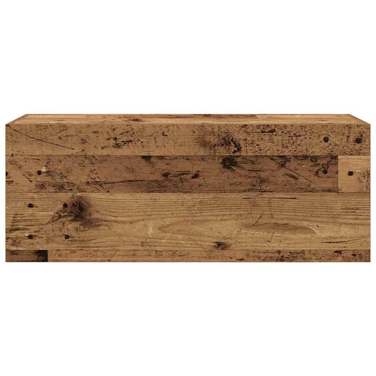 BAD-WANDSCHRANK Altholz-Optik 80/25/30 Cm Holzwerkstoff - Dunkelbraun, Holzwerkstoff (25/30/80cm) - vidaXL