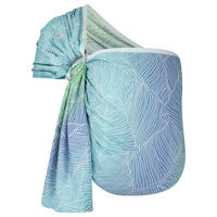 BABYTRAGETUCH Ring-Sling kbA - Türkis/Blau, Textil (70/0.1/200cm) - Hoppediz