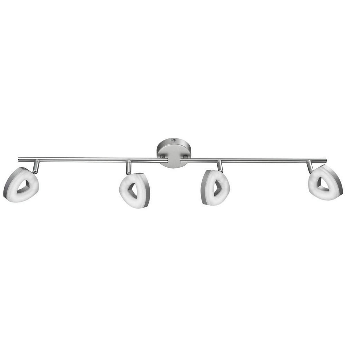 LED DECKENLEUCHTE MICON Silber Metall - Silberfarben, Metall (78/18/18cm) - Esto