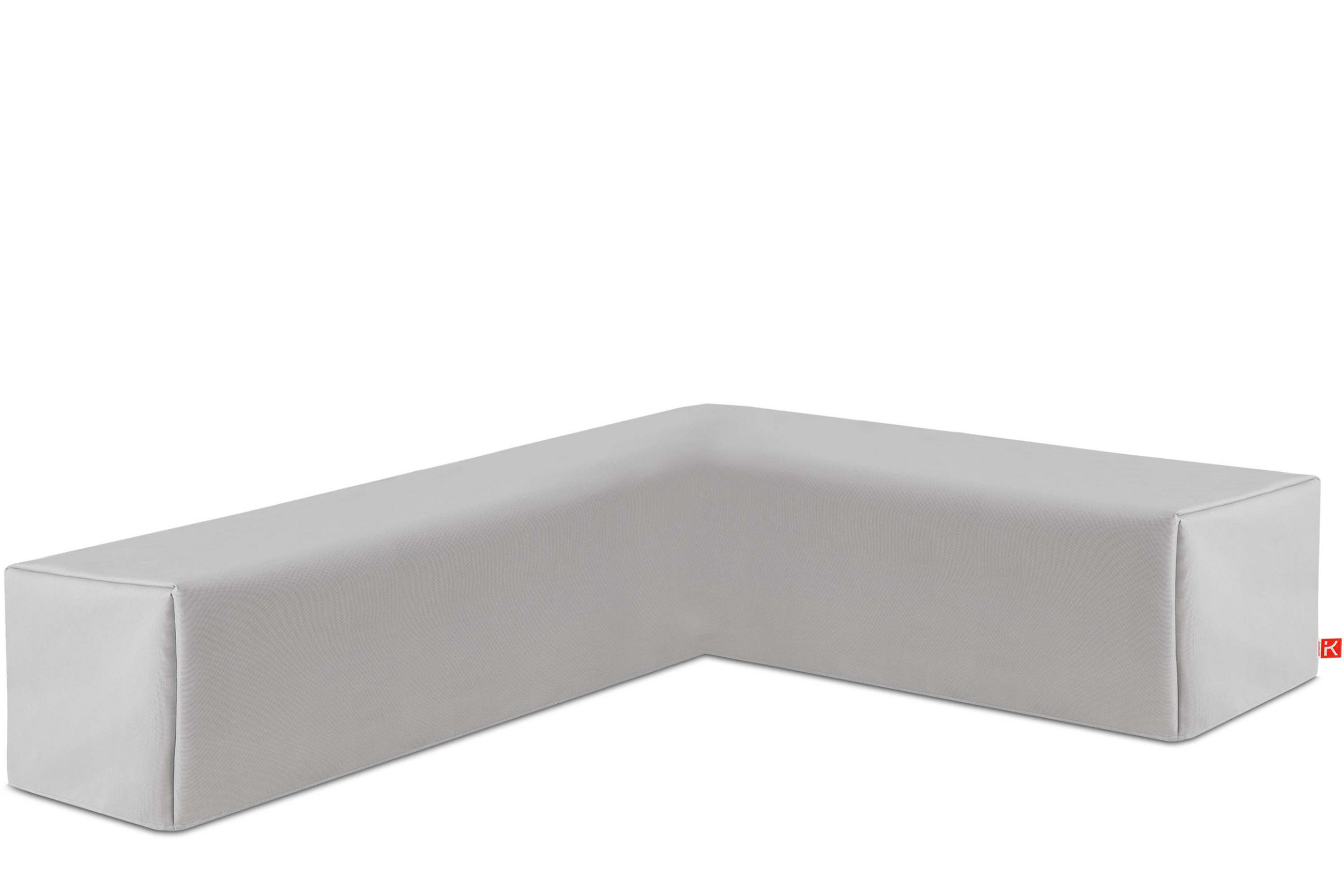GARTENECKMÖBEL-ABDECKUNG RAMBE robustes Material, Hellgrau - Hellgrau, Textil (306/231/62cm) - KONSIMO®