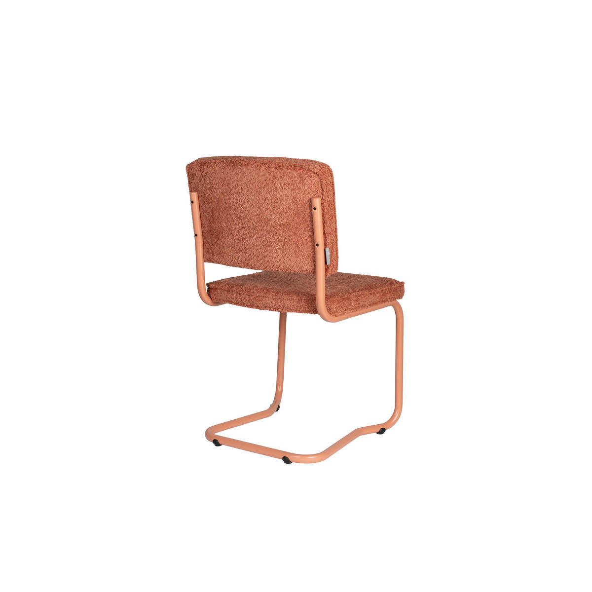ESSZIMMERSTUHL Ridge Kink Soft Terra/ Rot - 2 er Set - Terracotta, Textil (48/85/50cm) - Zuiver