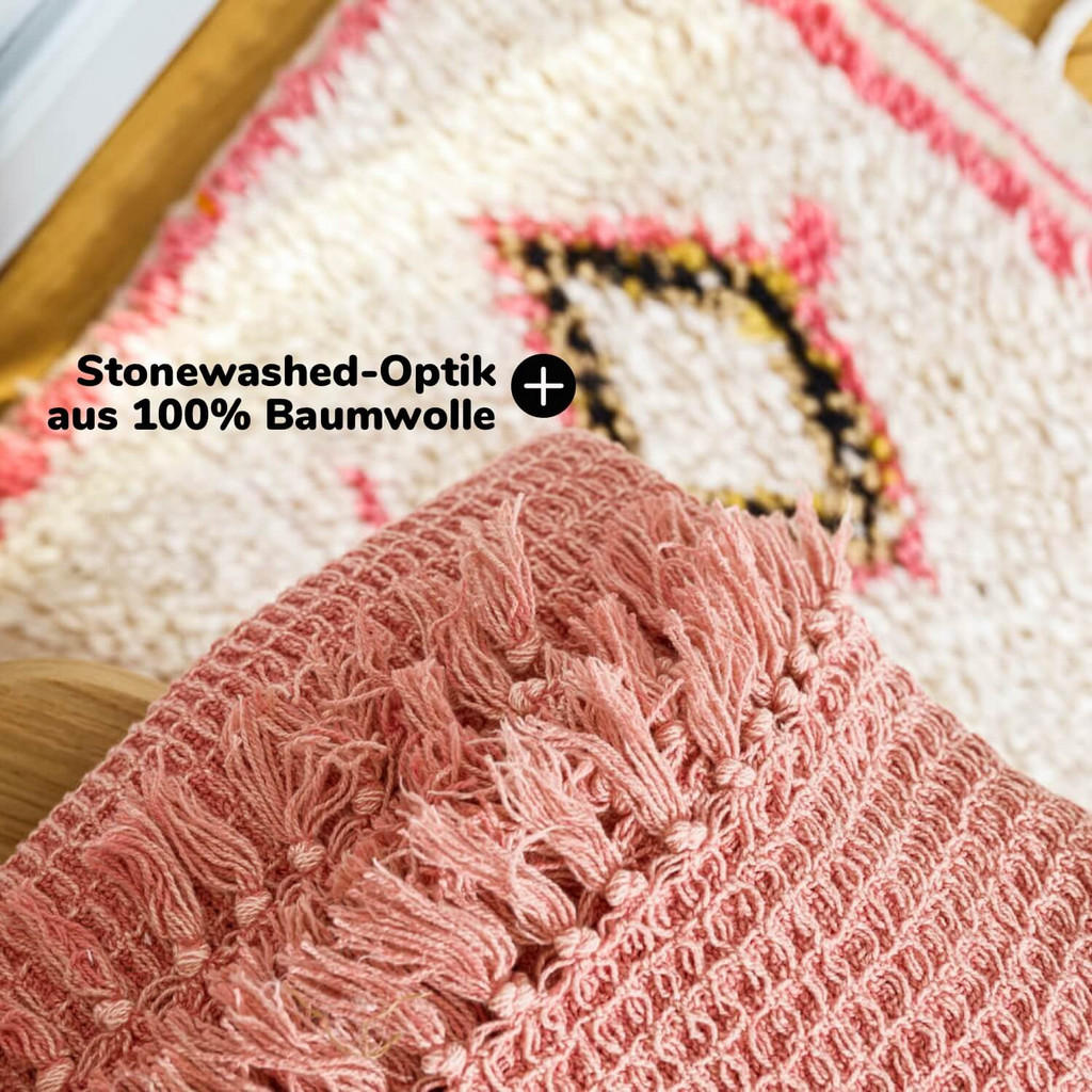 Thumbnail - Mokebo Decke, Creme, Naturmaterialien, 130x1.5 cm, Oeko-Tex®, Schlaftextilien, Bettwäsche, Tagesdecken