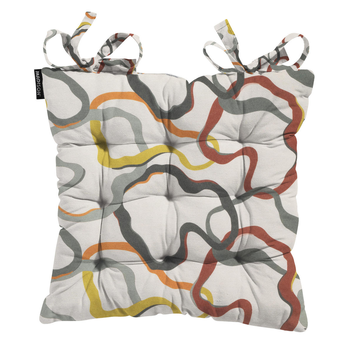 SITZKISSEN Blaze - Mehrfarbig - 46/46/8 cm - 4er-Set - Multicolor, Textil (46/8/46cm) - Madison