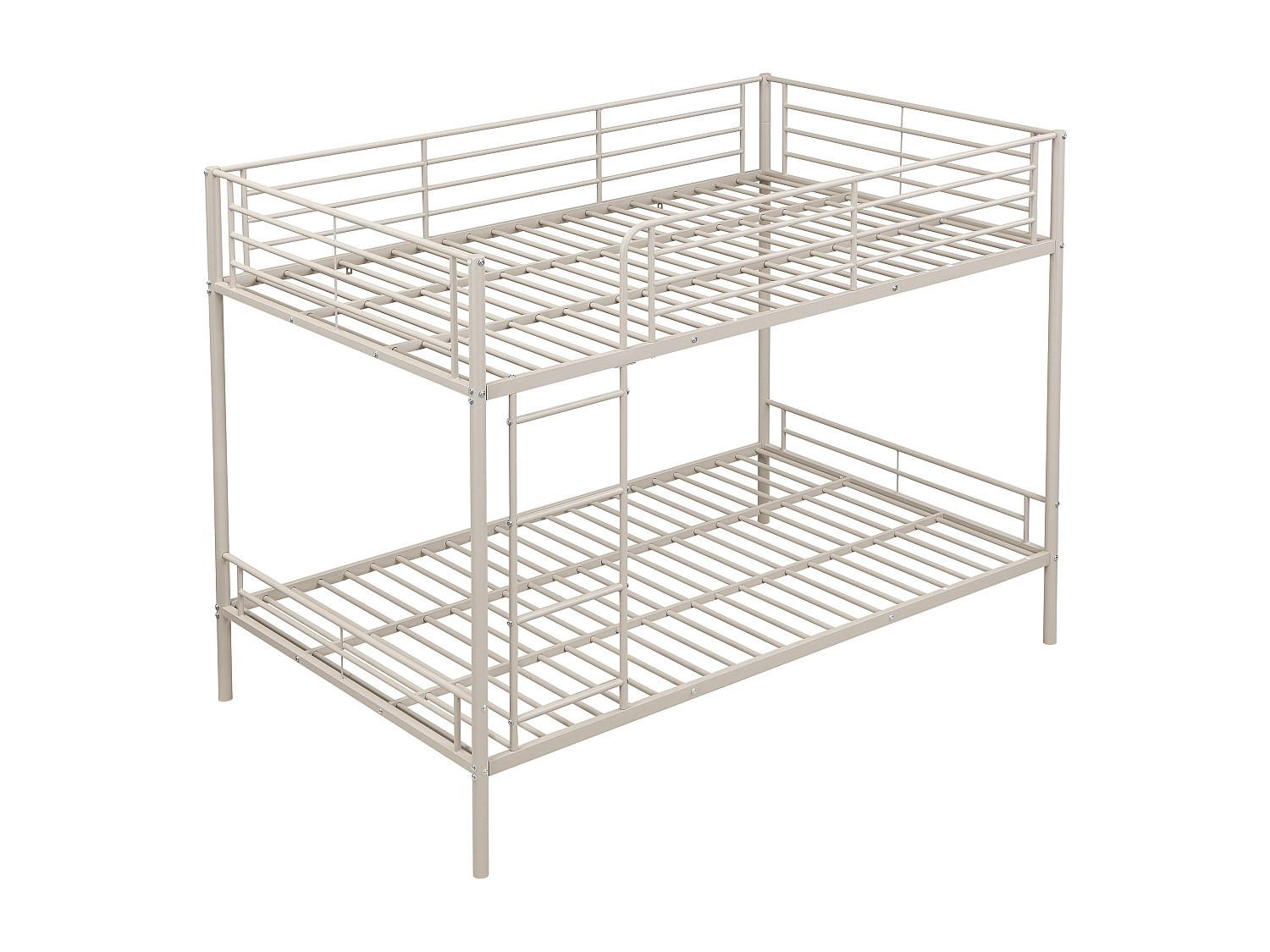 ETAGENBETT - 1 Person-Sitzer - Metall, Metall - Beige - - Beige, Metall - Vente-Unique