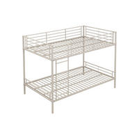 ETAGENBETT - 1 Person-Sitzer - Metall, Metall - Beige - - Beige, Metall - Vente-Unique