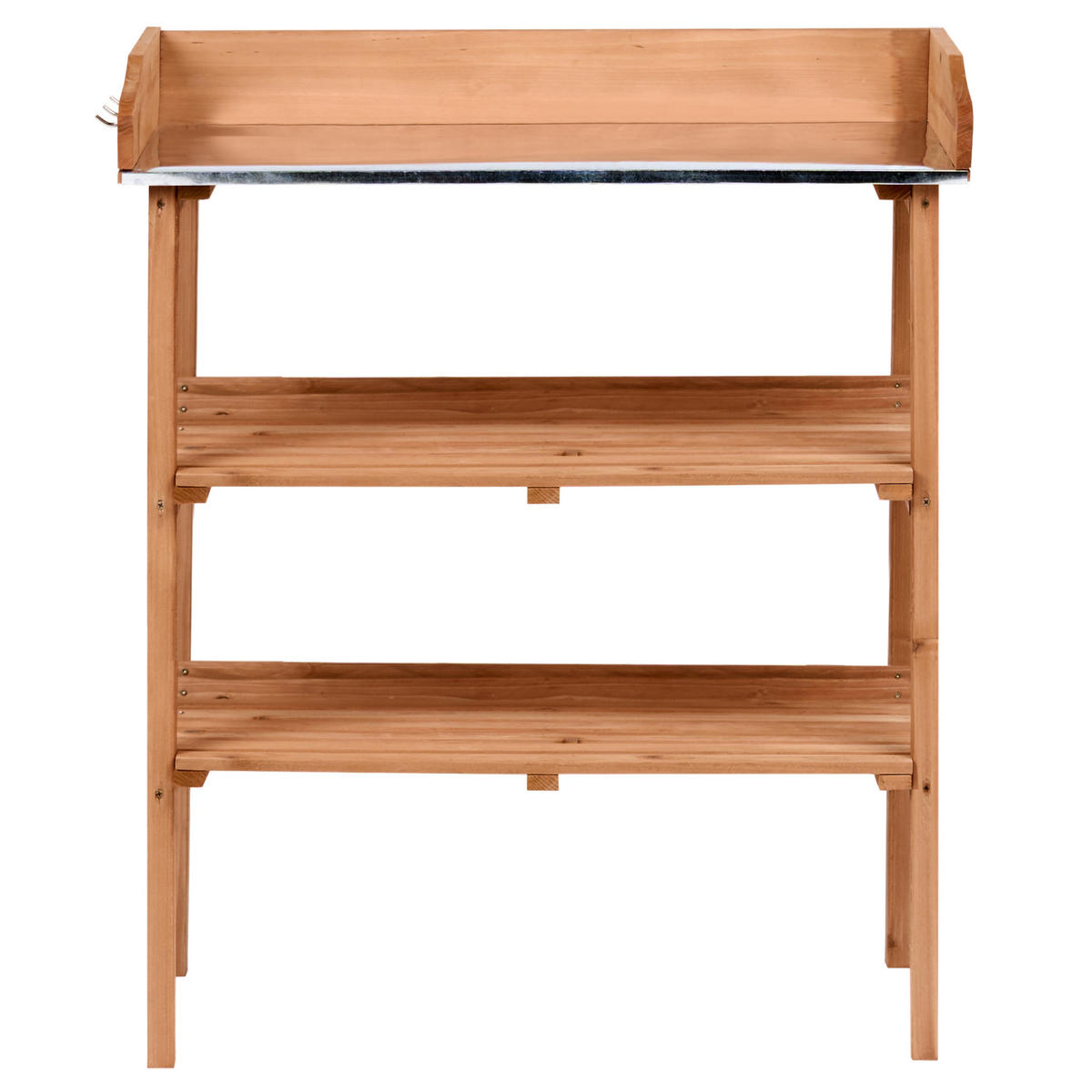 PFLANZTISCH 76/92 cm Tannenholz Hellbraun Rosazza - Hellbraun/Braun, Holz - Beliani
