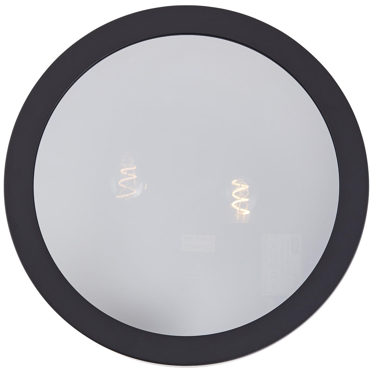 DECKENLEUCHTE Sandros 99736/93 - Schwarz, Holz (31/31/6cm) - Brilliant