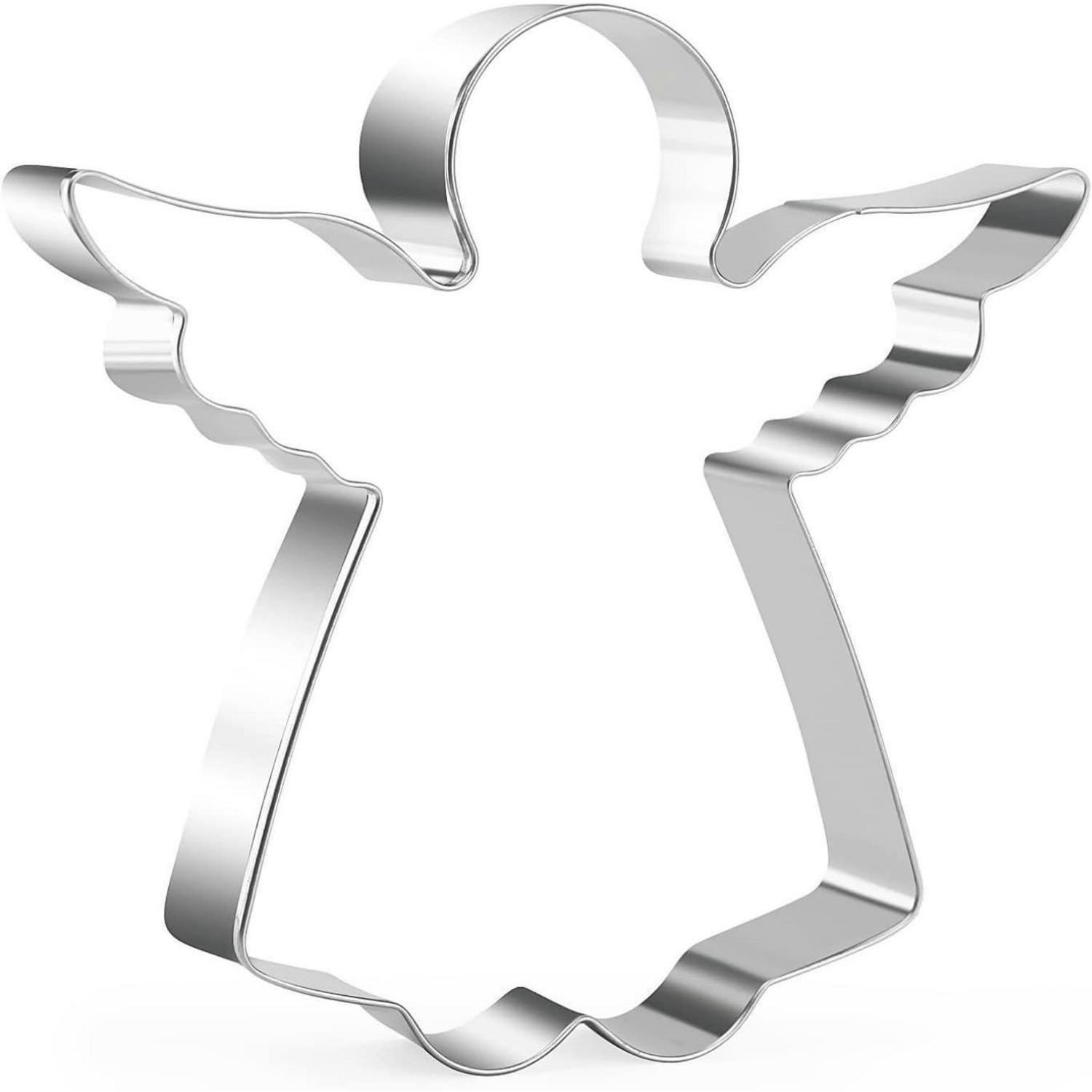 ENGEL Ausstecherform Edelstahl Weihnachten - Silberfarben, Metall (10.8/1.7/11cm)