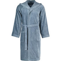 BADEMANTEL UNISEX KURZMANTEL MIT KAPUZE TEXAS FLANELL - 7400 - Grau, Textil (Snull) - Vossen
