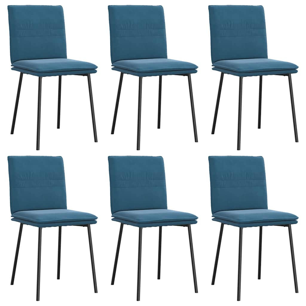 Deluke Esszimmerstühle Blau 135x83x54 cm
