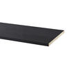 SOCKELLEISTE Fresco Anthrazit 200 / 1,8 / 10cm - Holzdekor - Anthrazit, Holzwerkstoff (1.8/200/10cm) - Feldmann-Wohnen