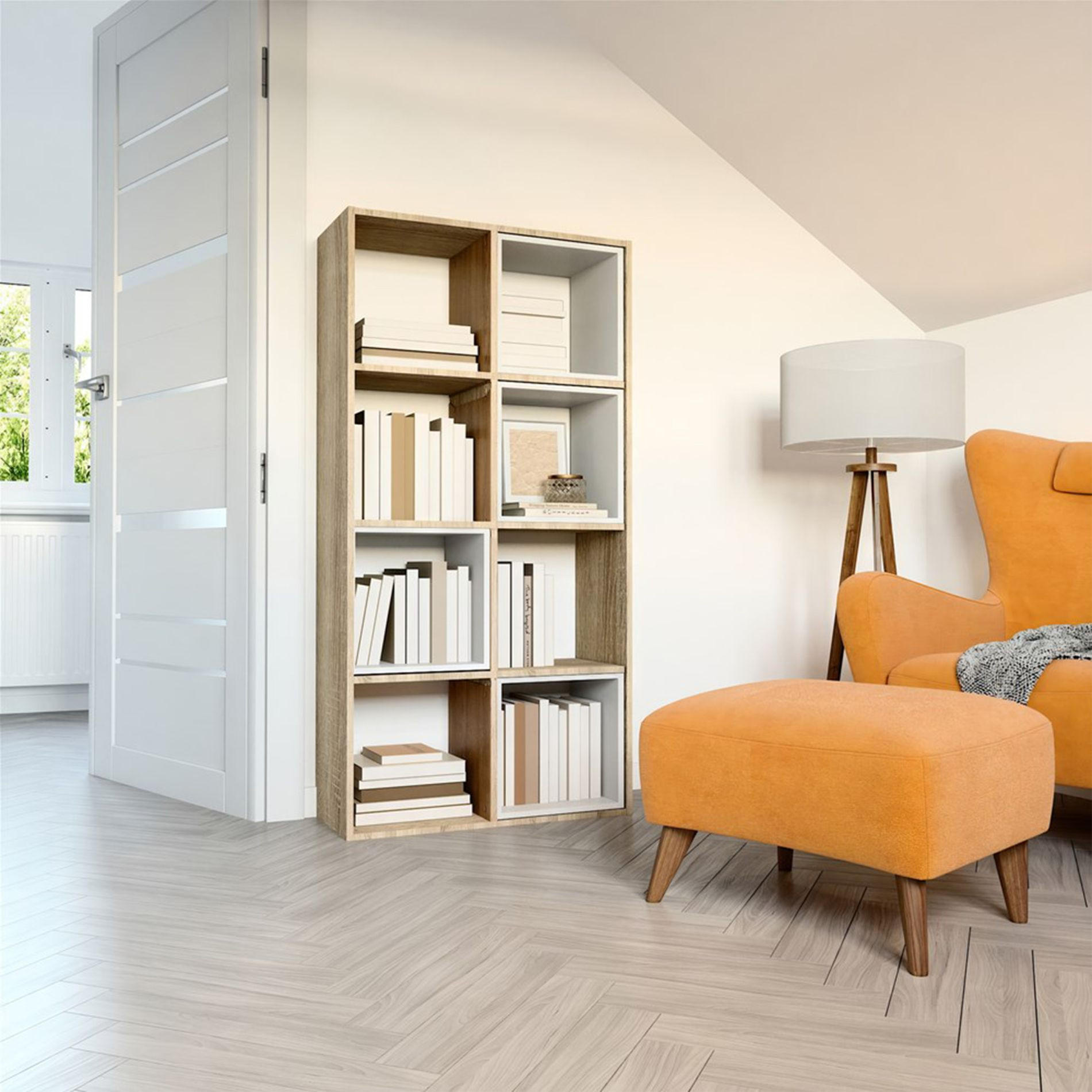 STANDREGAL Malax Sonoma-Eiche 147 cm - Beige, Holzwerkstoff (147/75/30cm) - Selsey