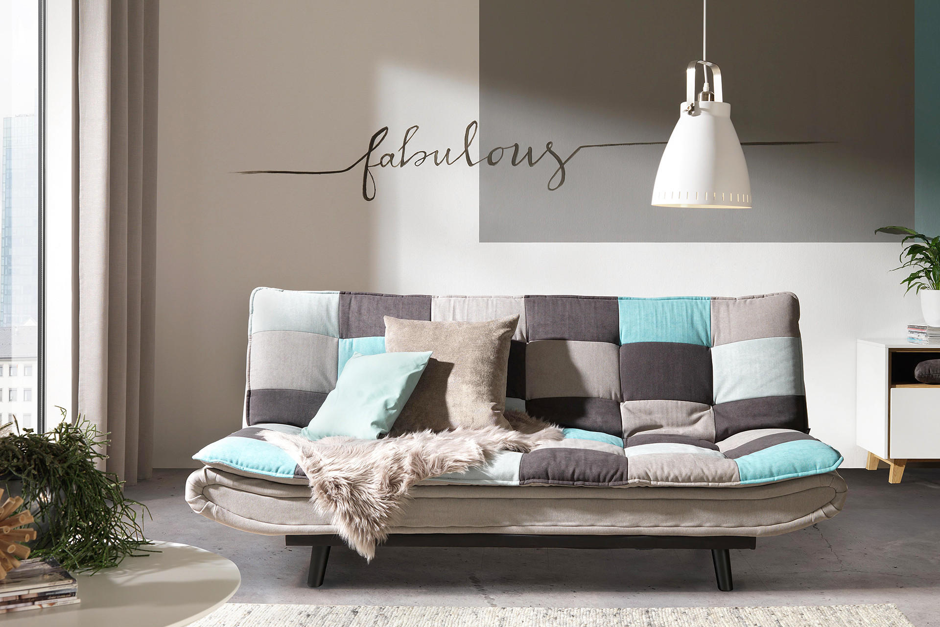 Pohovka ve stylu patchwork