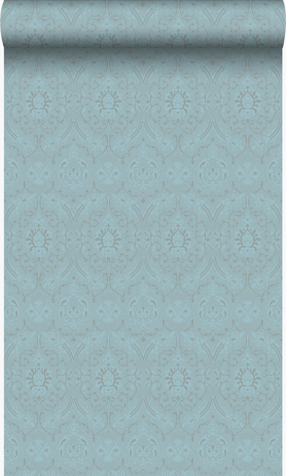 TAPETE Ornamente 53 cm x 10.05 m - Türkis, Papier (53/1000cm) - Origin Wallcoverings