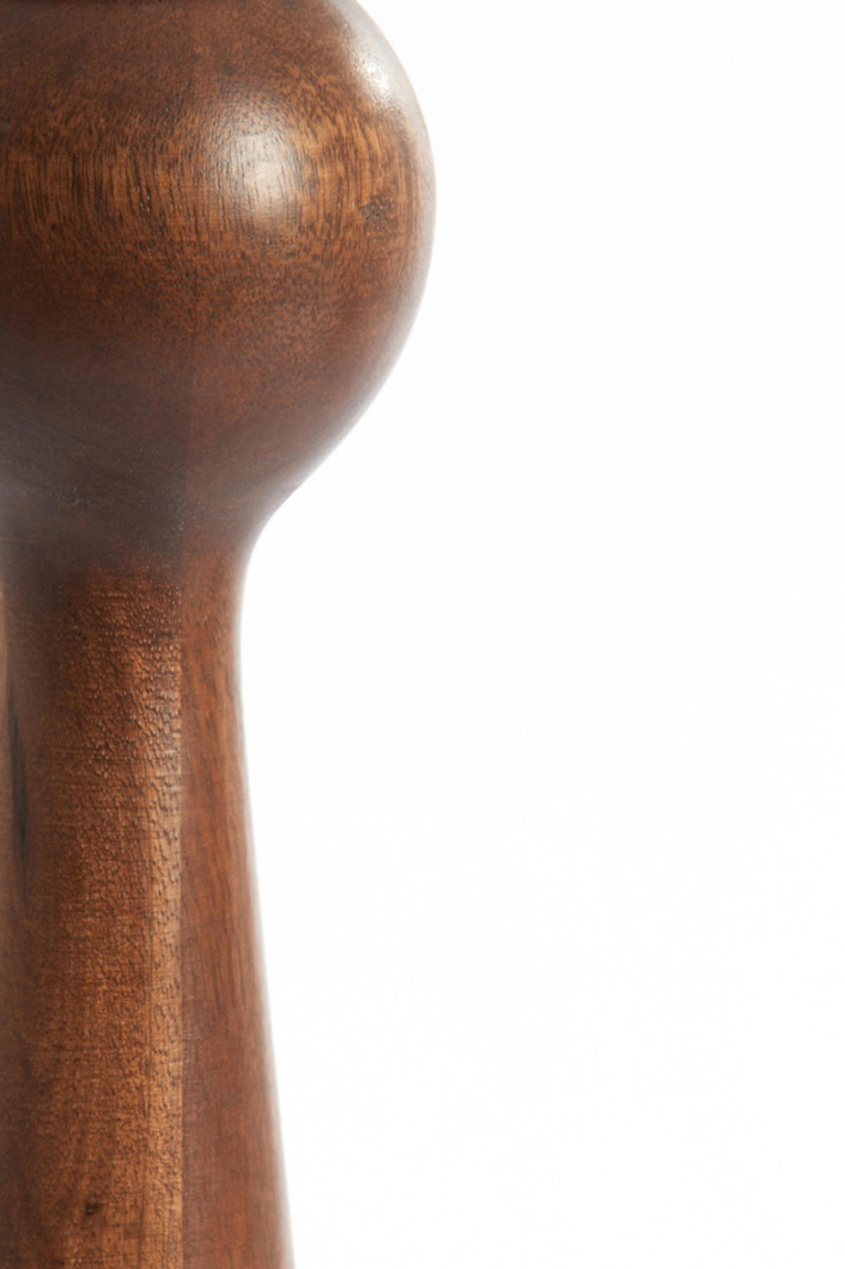 LAMPENFUSS Festina Braun Ø9/40 cm - Rot, Holz (9/9/40cm) - Light & Living