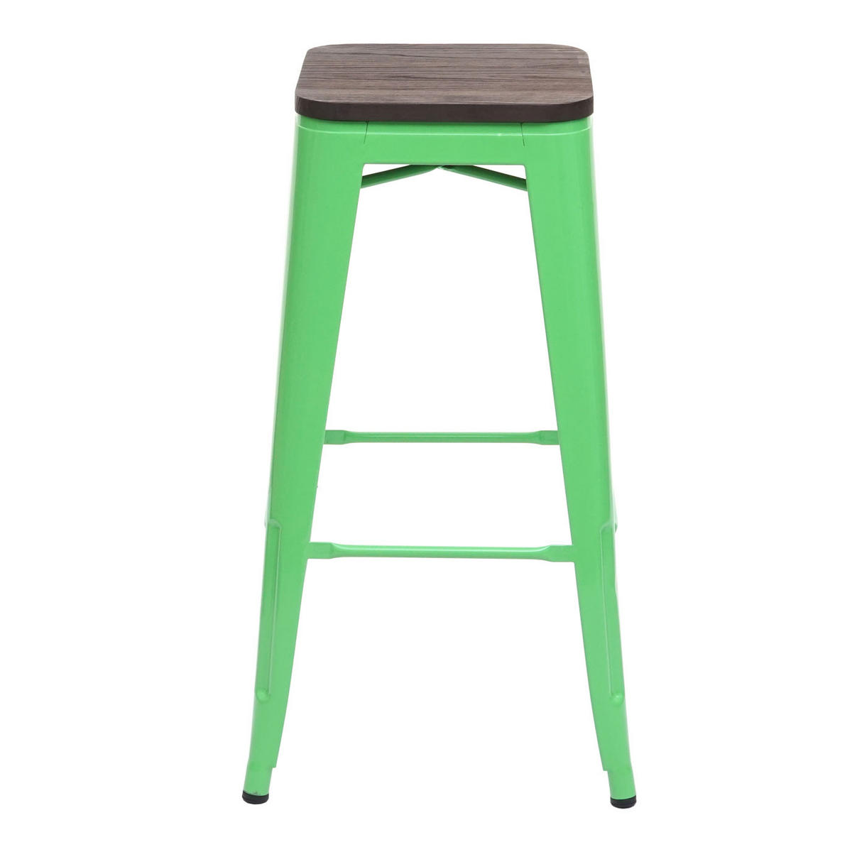 BARHOCKER Grün 4er-Set - Grün, Holz (42/76/42cm) - MCW