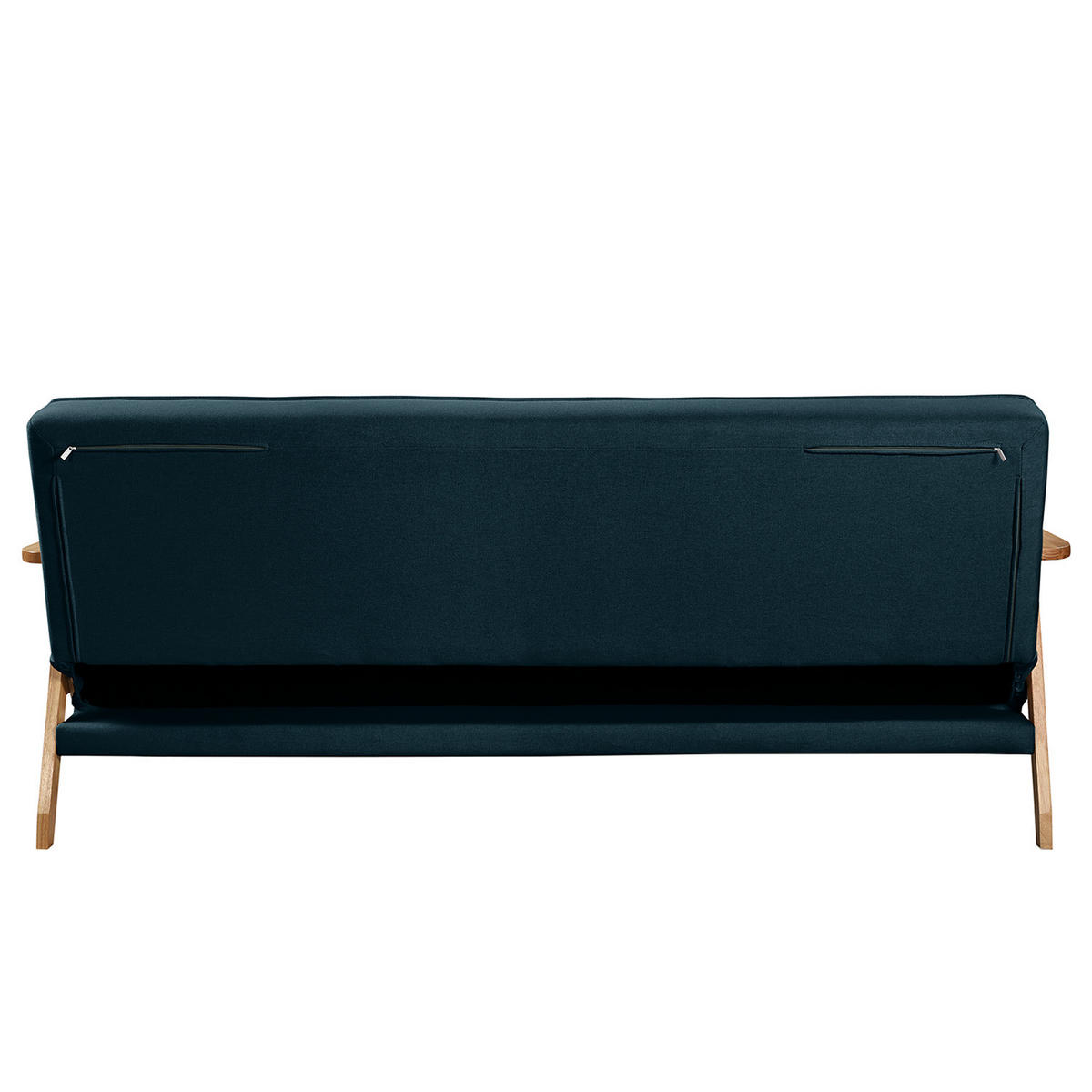 SCHLAFSOFA - Dunkelblau, Birkenholz/Textil (204/85/86cm) - home24