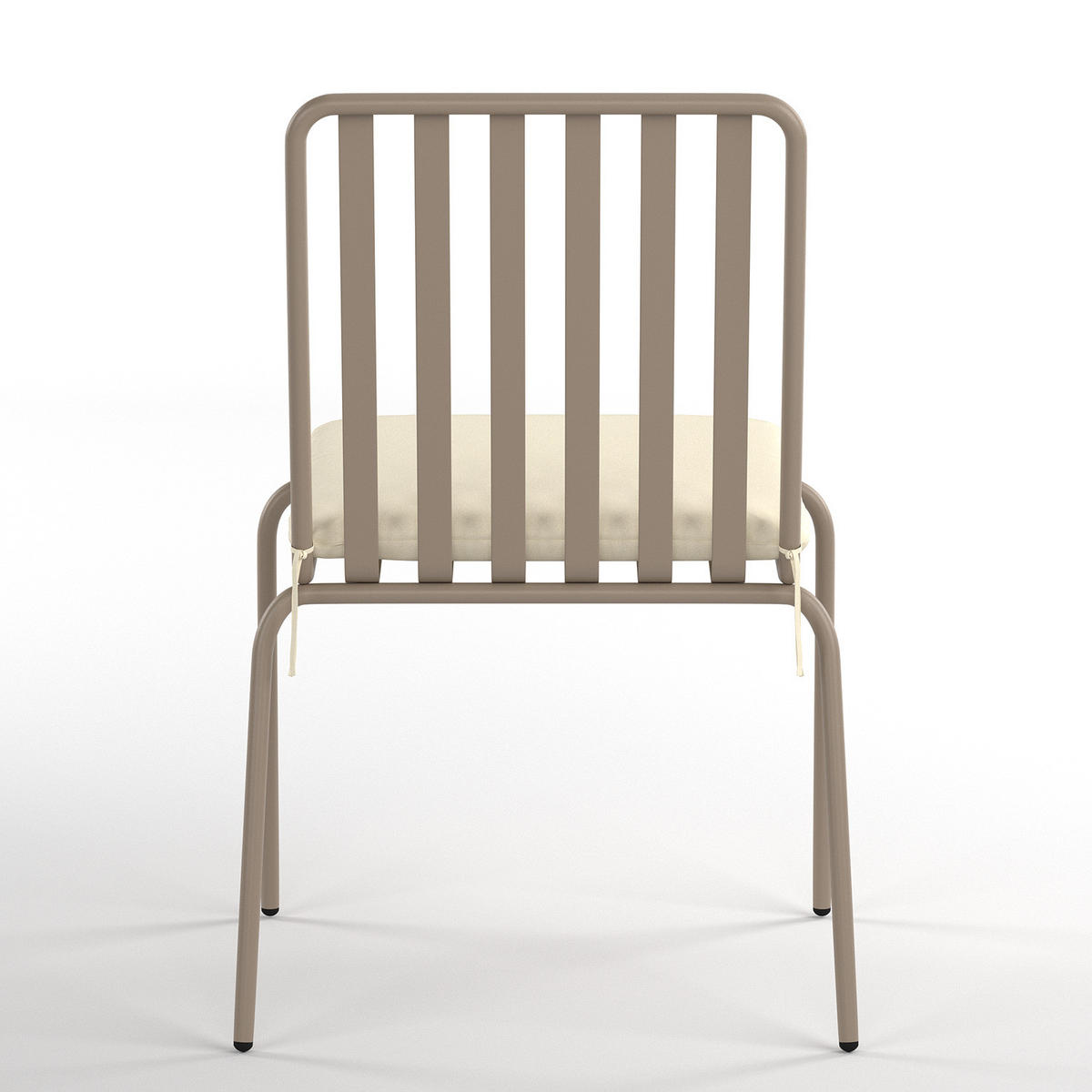 GARTENESSGRUPPE - 5-teilig - Stahl - Anthrazit - Taupe, Textil/Metall - home24