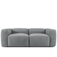 2-SITZER SOFA FUBBO, Grau - Grau, Holz/Holzwerkstoff (210/73/96cm) - KONSIMO®