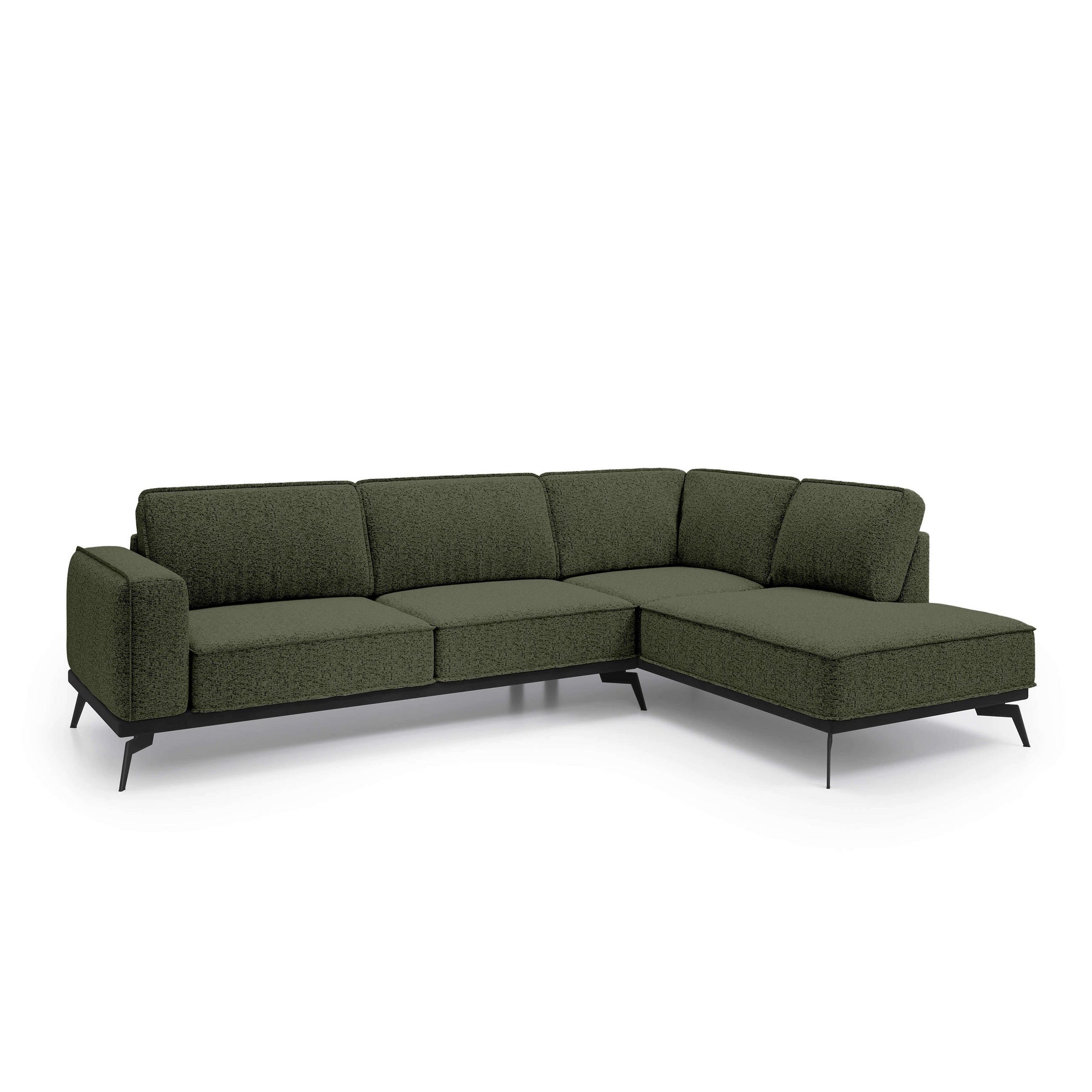 Pillovely Ecksofa Grün 293x90x200 cm