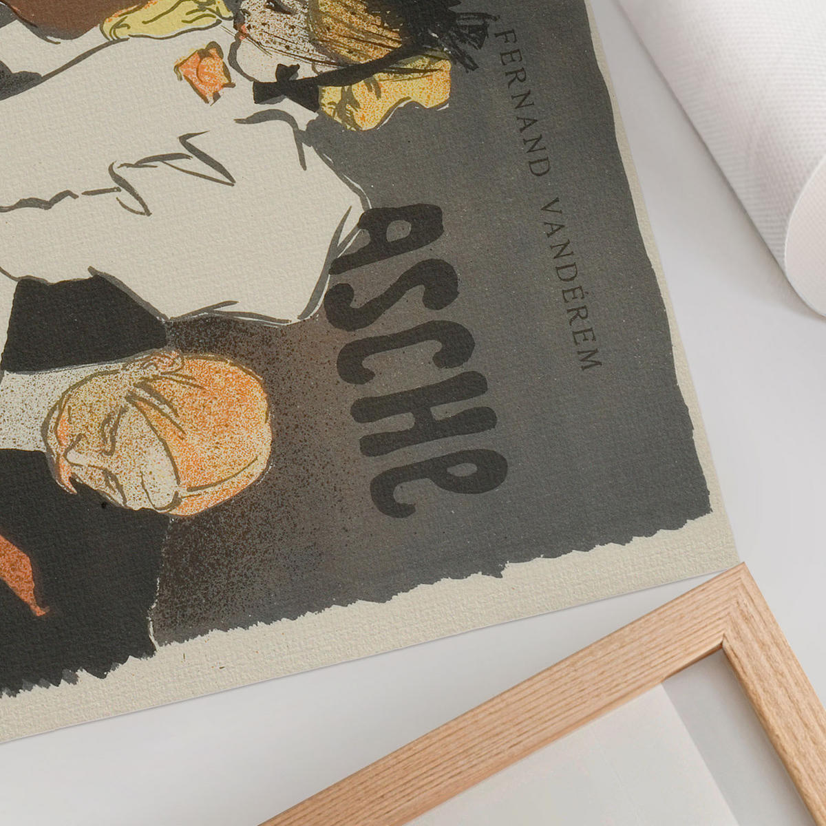 POSTER - 42x29 cm (A3) - Théophile Steinlen - Asche - Braun, Textil (42/29.7/0.1cm) - TULUP