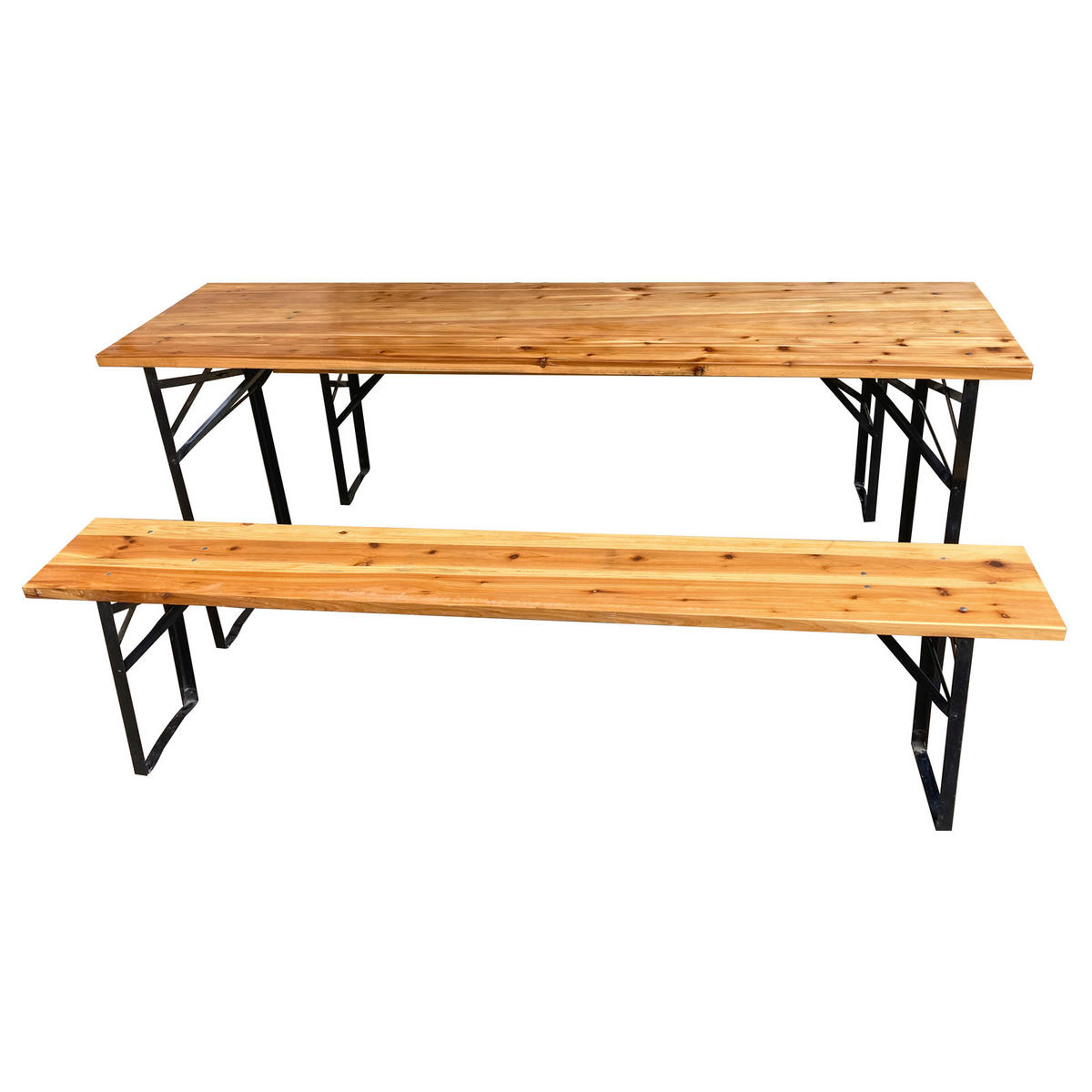 BIERTISCHGARNITUR Holz - Braun, Holz - SVITA