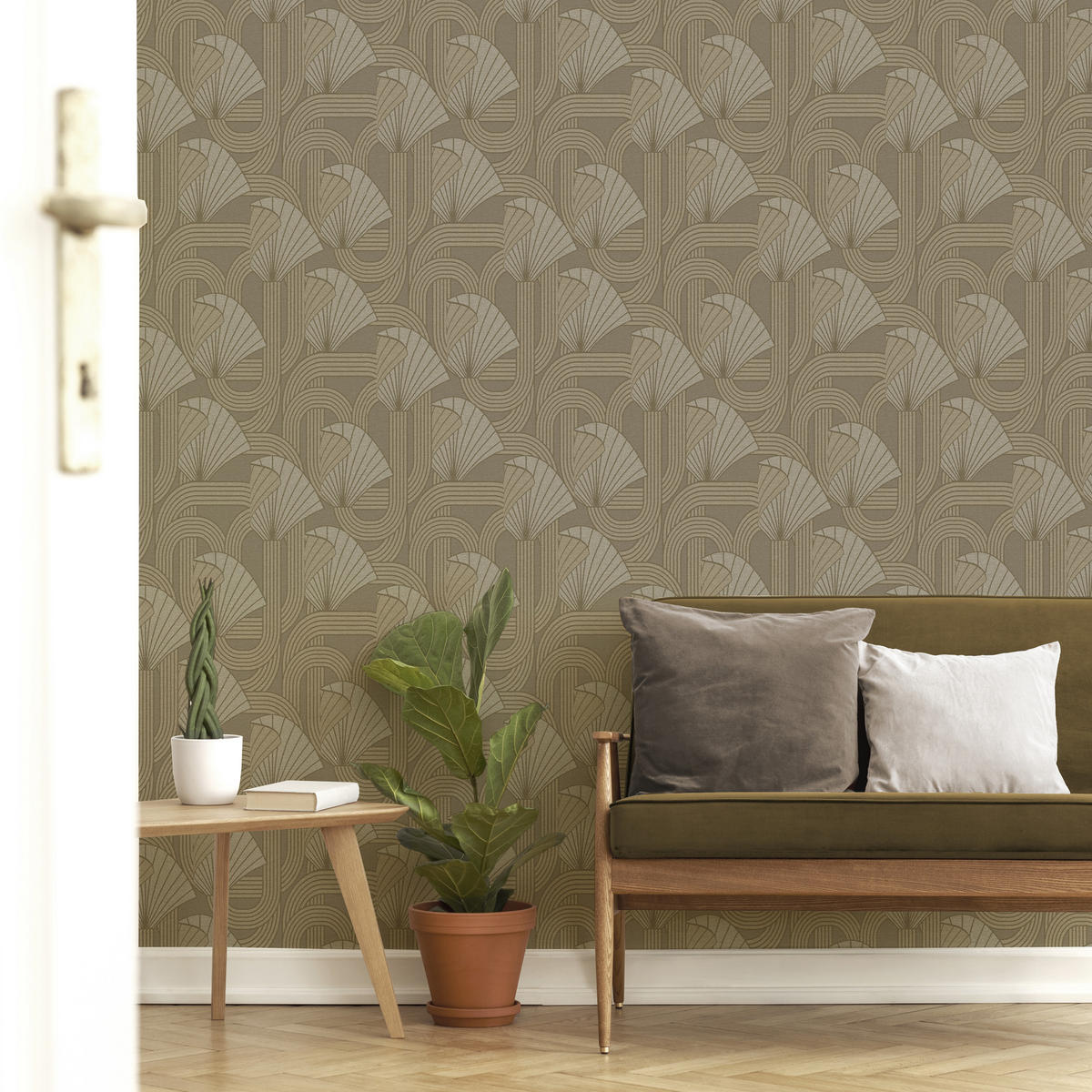 TAPETE Roni - Creme/Weiß, Papier/Kunststoff (52/1000cm) - Superfresco Easy