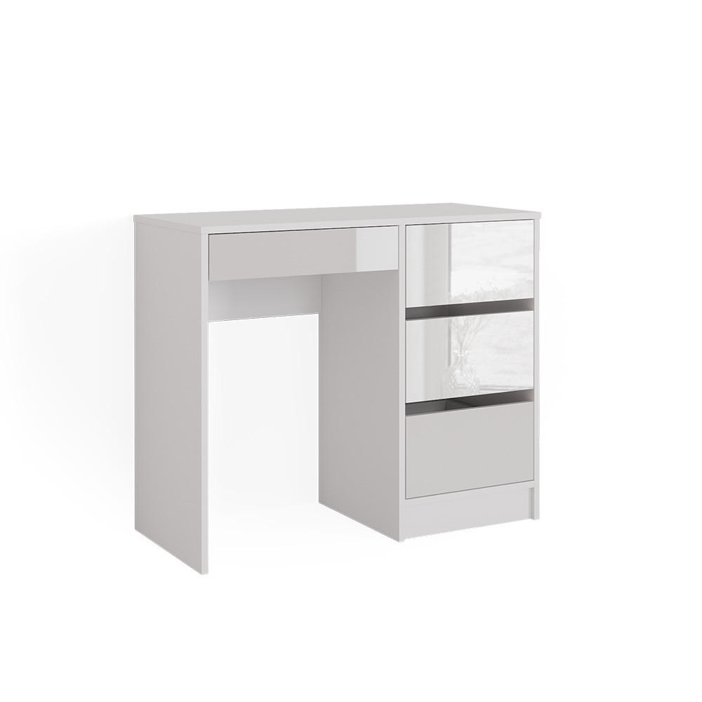 SCHREIBTISCH Sherry Weiß 90 cm - Weiß, Holzwerkstoff (40/90/75cm) - Vicco