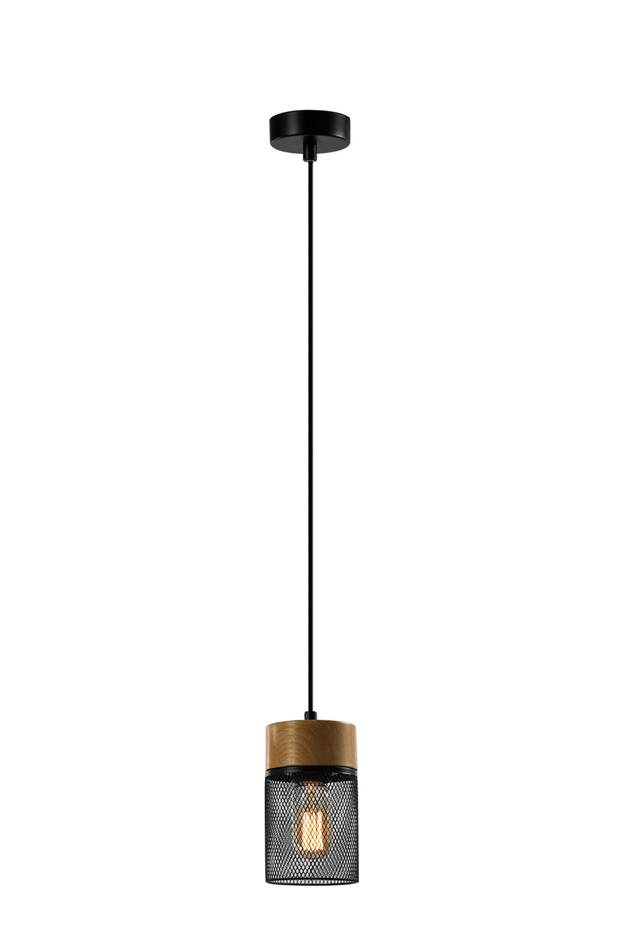 HÄNGELEUCHTE Maroney 8/8/142.5 cm - Schwarz, Metall (8/8/142.5cm) - Nettlife