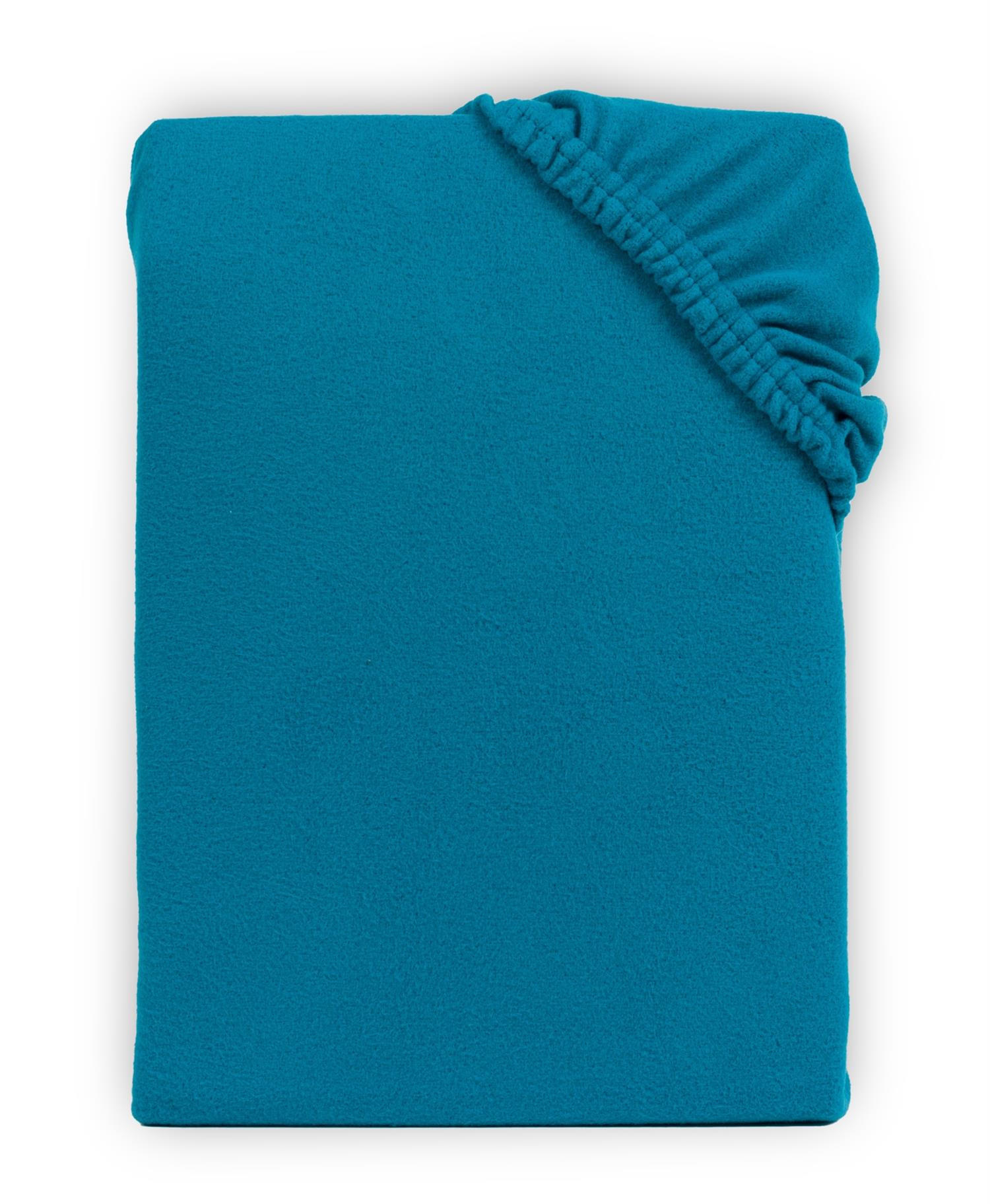 SPANNBETTLAKEN-TEDDY Warmes Winter Bettlaken 200x200 cm, Kuscheliges Teddy Laken Petrol - Petrol, Textil (200/200cm) - Carpe Sonno