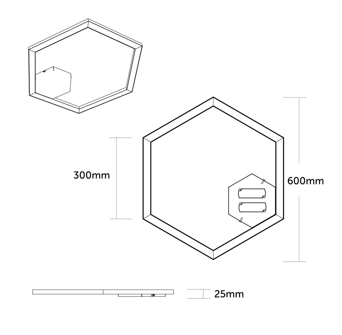 LED-DECKENLEUCHTE - Rot, Metall (1.6/3/60cm) - Lumicom