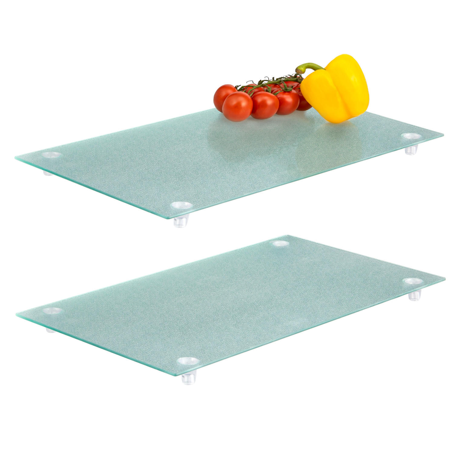 HERDABDECKPLATTE 2er Set - Transparent, Glas (30/3/52cm) - bremermann