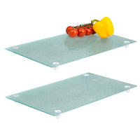 HERDABDECKPLATTE 2er Set - Transparent, Glas (30/3/52cm) - bremermann