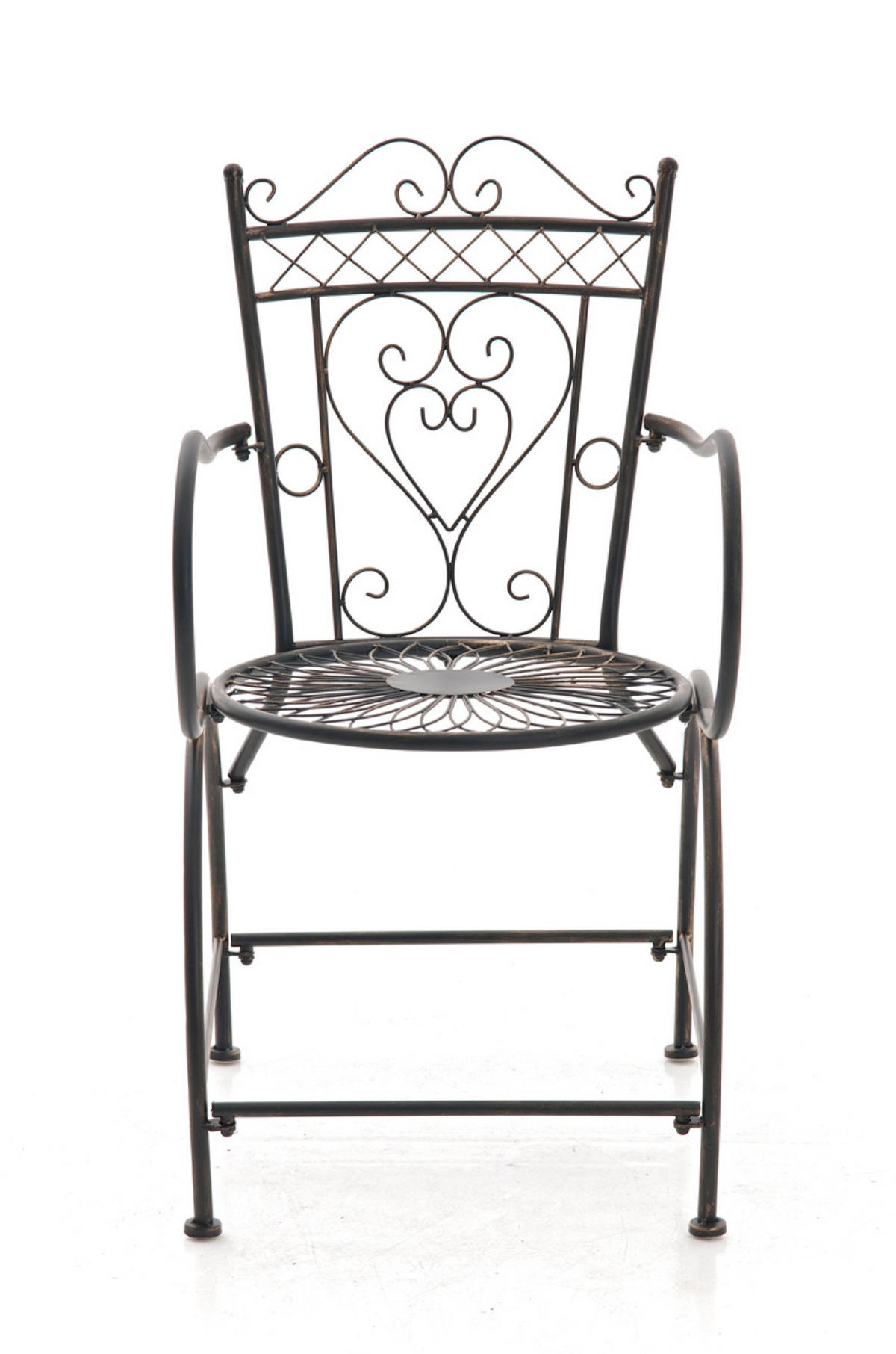 GARTENSTUHL Sheen bronze - Braun, Metall (48/60/88cm) - TPFGarden