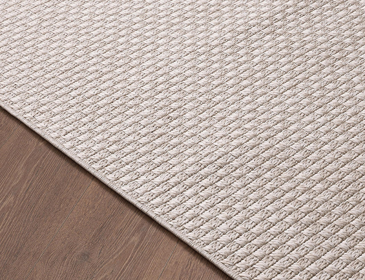 TEPPICHLÄUFER Uni BROYE Polypropylen Beige 80 x 150 cm - Beige, Textil (80/150cm) - KADIMA DESIGN
