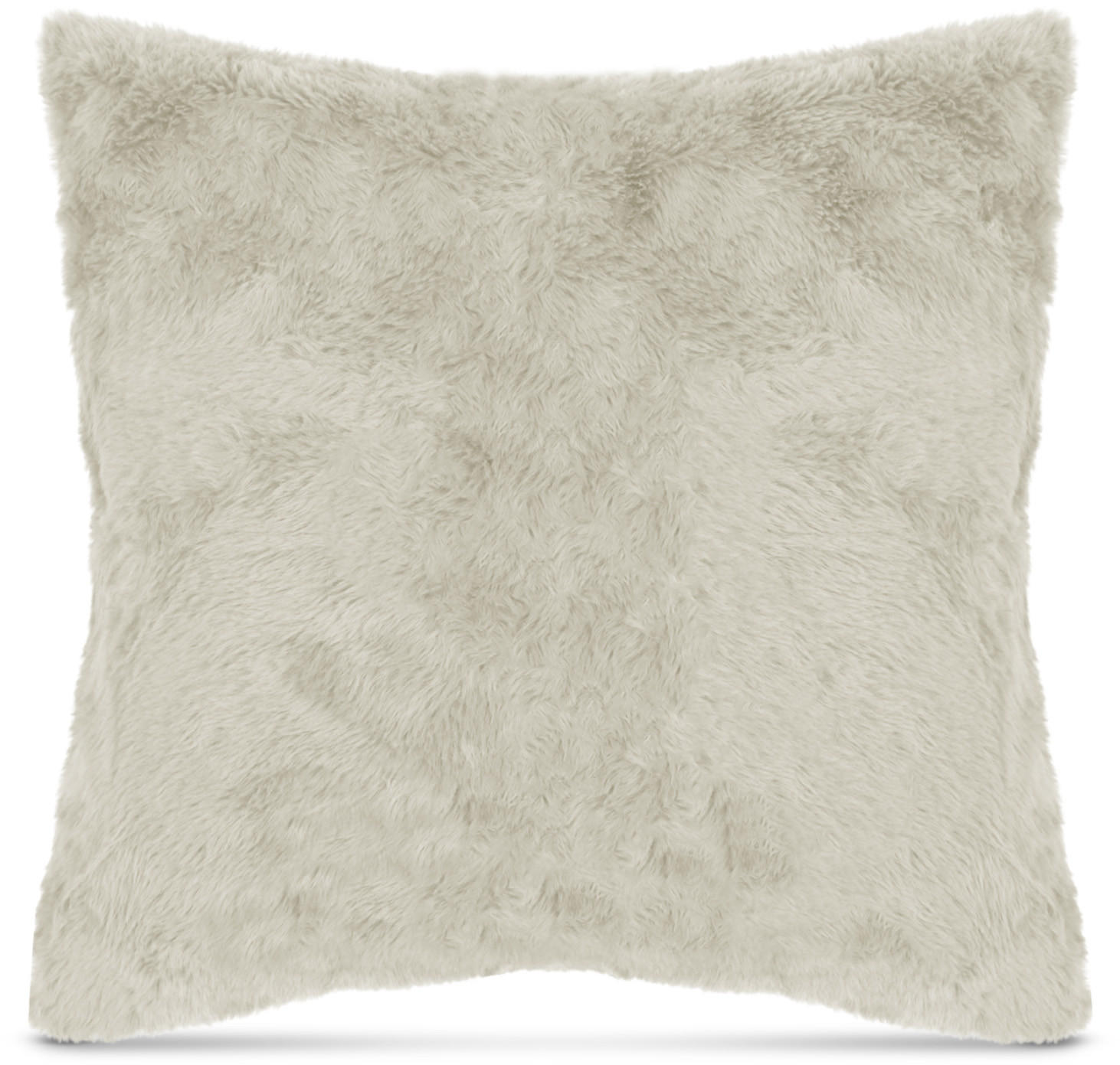 KISSENHÜLLE Faux Rabbit Offwhite 45x45 cm - Creme, Textil (45/45cm)