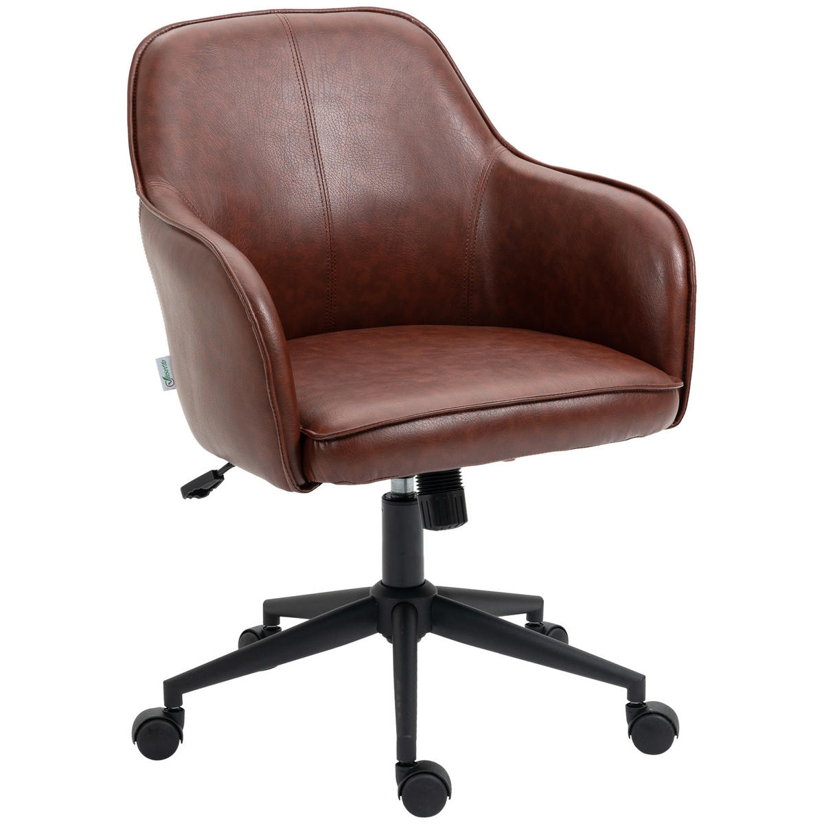 BÜROSTUHL DE-05123 Höhenverstellbar mit Neigefunktion Braun - Braun, Kunststoff (62/91/58.5cm) - ComfortXL