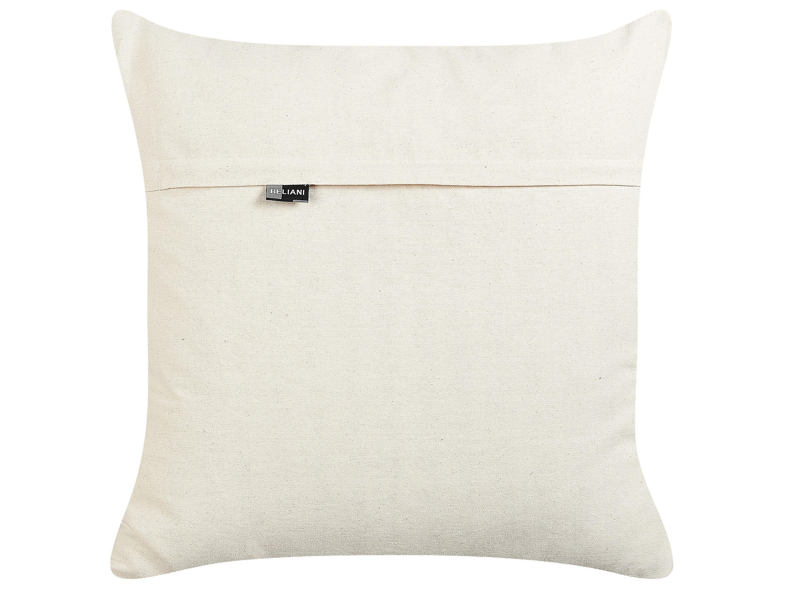 DEKOKISSEN Beige 50/50 cm Khora - Beige, Naturmaterialien/Textil (50/50cm) - Beliani