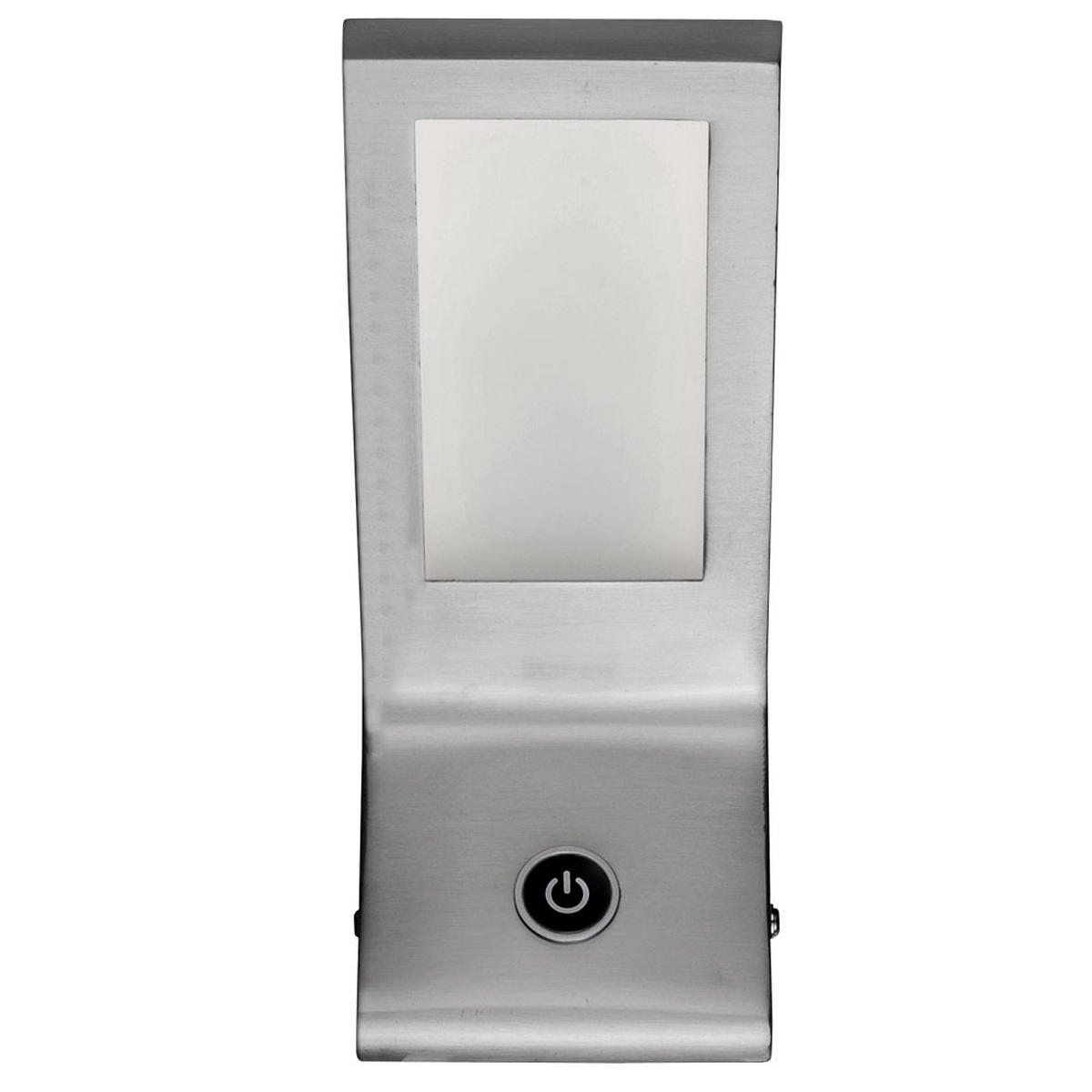 LED WANDLEUCHTE Tanja Silber Glas - Silberfarben, Glas (9/22/13cm) - Globo Lighting