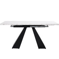 AUSZIEHTISCH Weiß 99-159/74/77 cm - Weiß, Holz (74/99/77cm) - PANGIVO