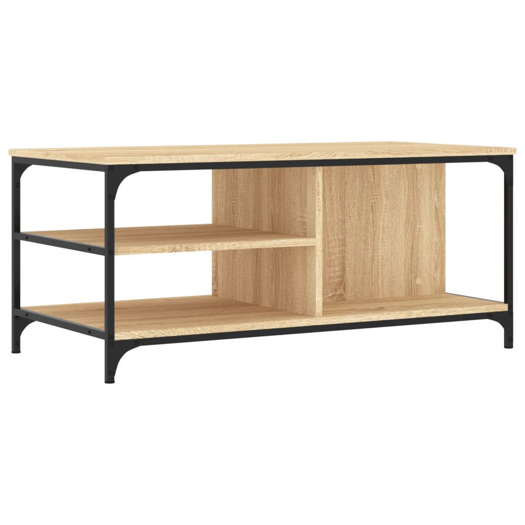 COUCHTISCH Sonoma-Eiche 100x50x45 cm Holzwerkstoff - Braun, Holzwerkstoff (50/100/45cm) - furnicato